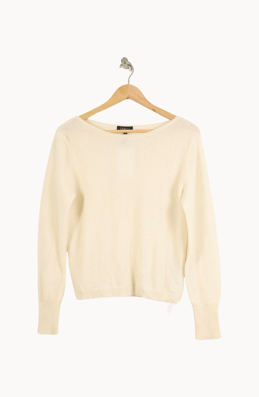 Pull Blanc - Taille M/38 de la marque Caroll | PARAD33860 - Vendu par Paradigme - Image 2