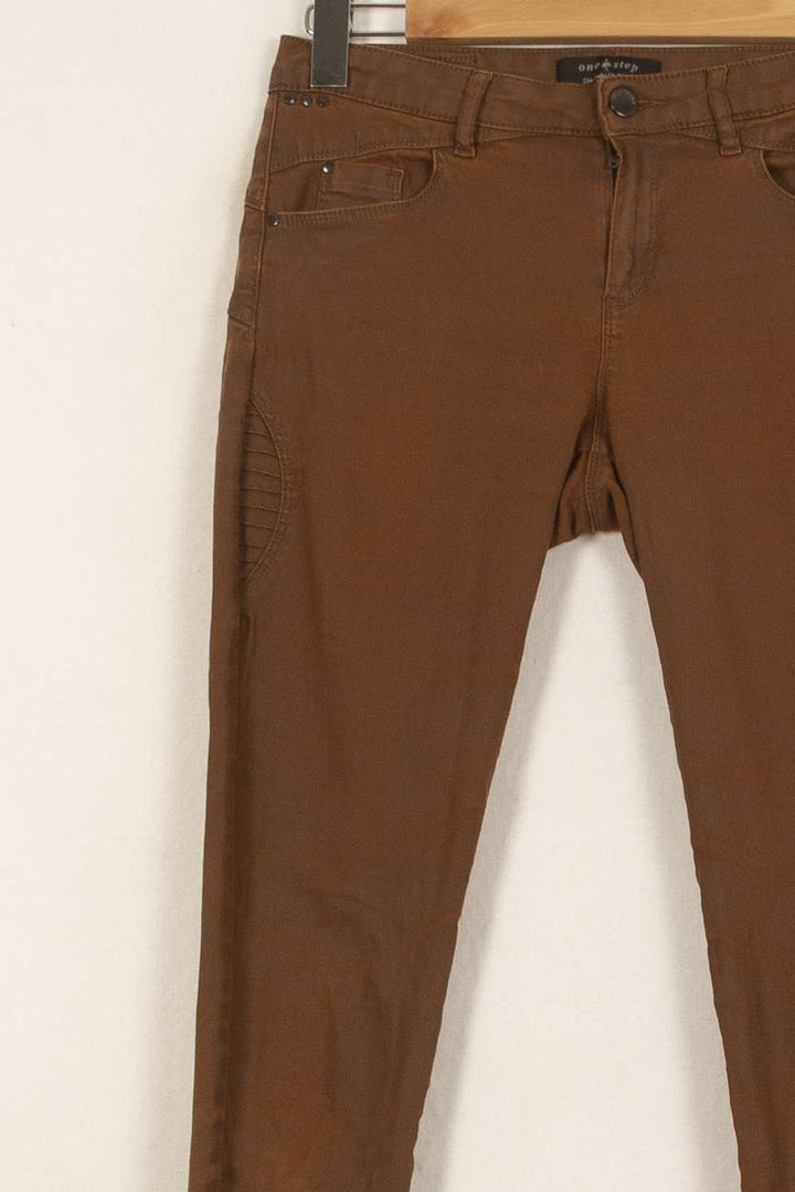 Jean Marron - Taille M/38 de la marque One Step | PARAD33863 - Vendu par Paradigme - Image 3