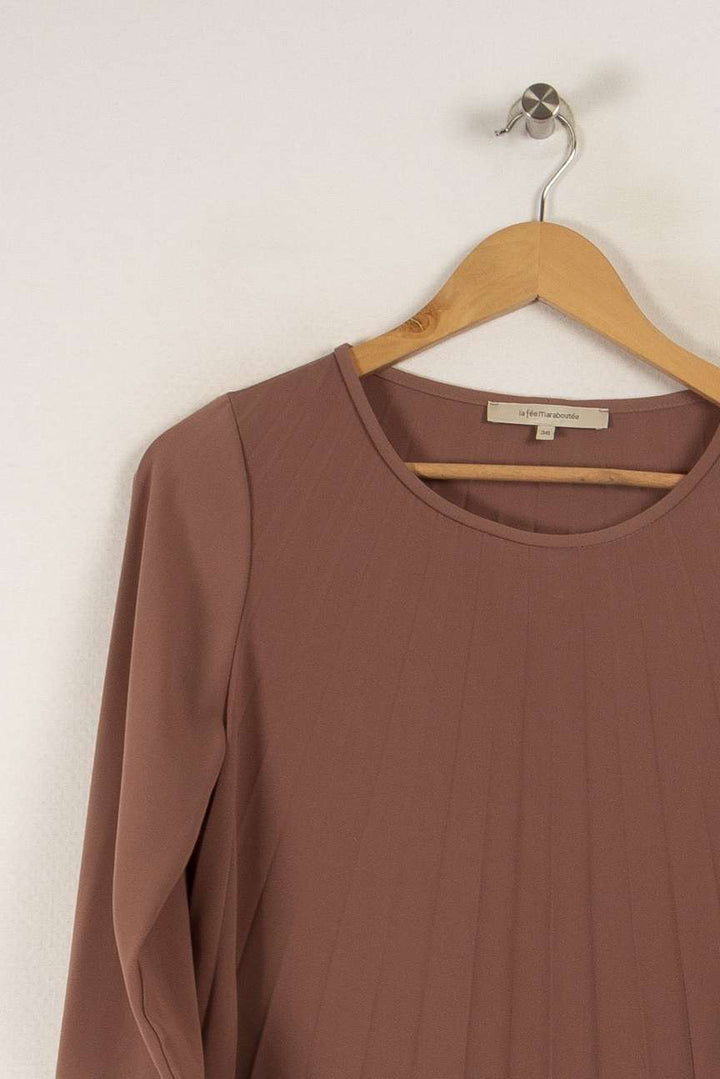 Robe rose - Taille S/36 de la marque La Fée Maraboutée | PARAD33870 - Vendu par Paradigme - Image 2