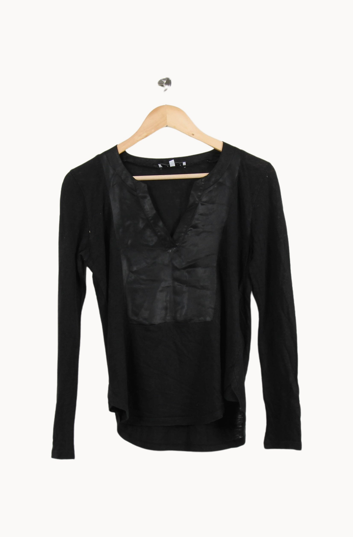 Blouse Noire - Taille S/36 de la marque Sandro | PARAD33871 - Vendu par Paradigme - Image 2