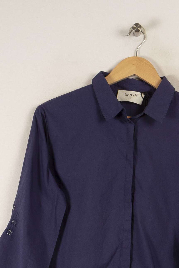 Chemise bleue - Taille S/36 de la marque ba&sh | PARAD33873 - Vendu par Paradigme - Image 2