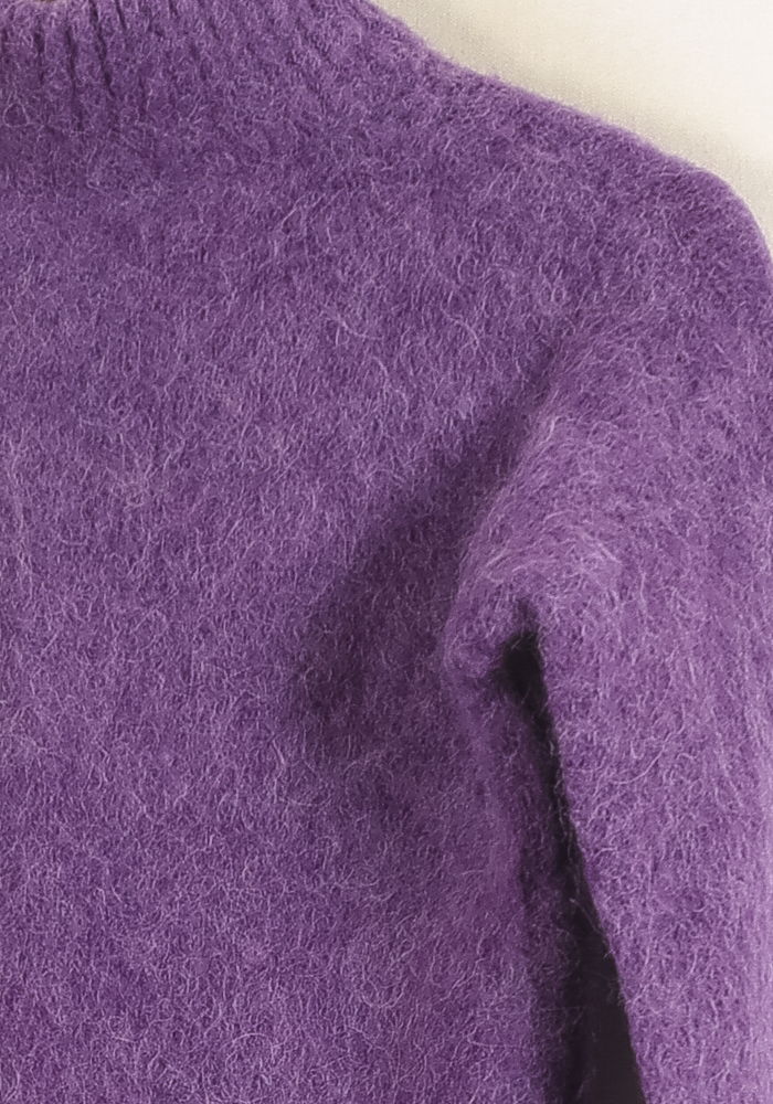 Pull Violet - Taille XS/34 de la marque Caroll | PARAD33876 - Vendu par Paradigme - Image 3