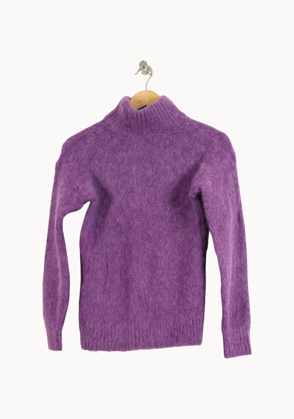 Pull Violet - Taille XS/34 de la marque Caroll | PARAD33876 - Vendu par Paradigme - Image 2