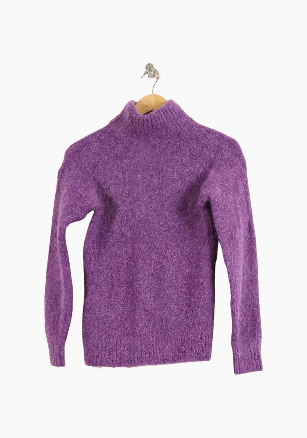 Pull Violet - Taille XS/34 de la marque Caroll | PARAD33876 - Vendu par Paradigme - Image 2