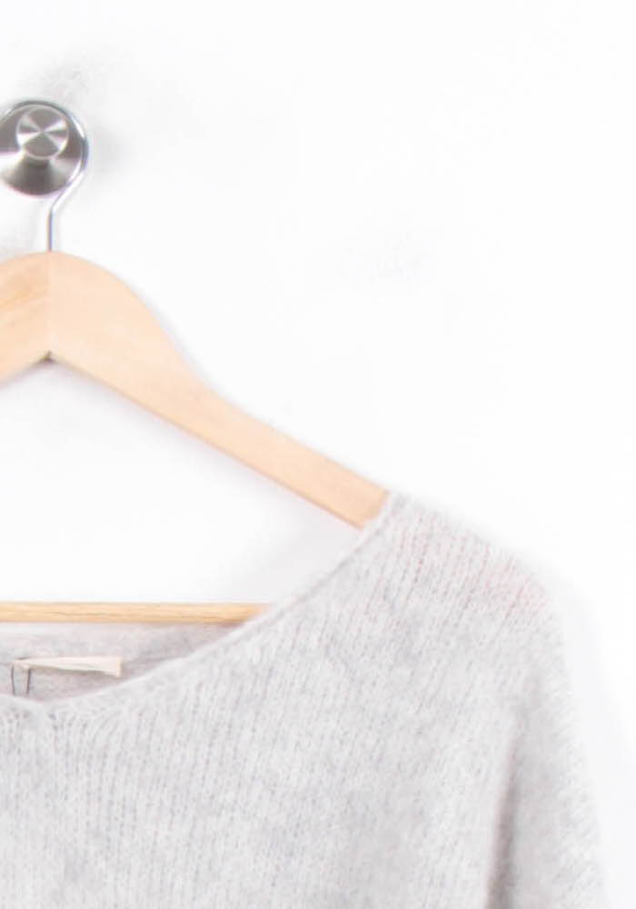 Pull Gris - Taille L/40 de la marque American Vintage | PARAD33895 - Vendu par Paradigme - Image 3