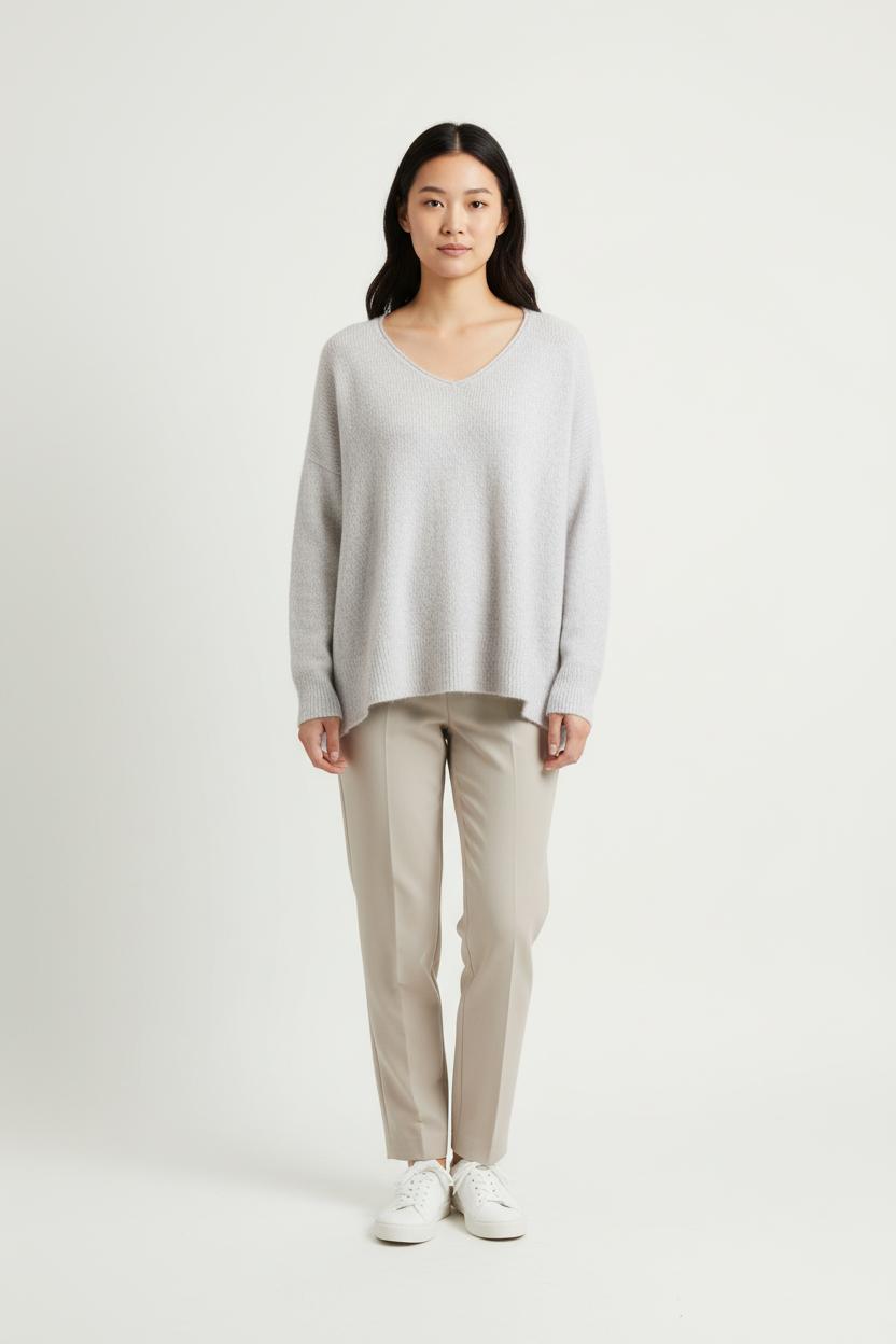 Pull Gris - Taille L/40 de la marque American Vintage | PARAD33895 - Vendu par Paradigme - Image 1