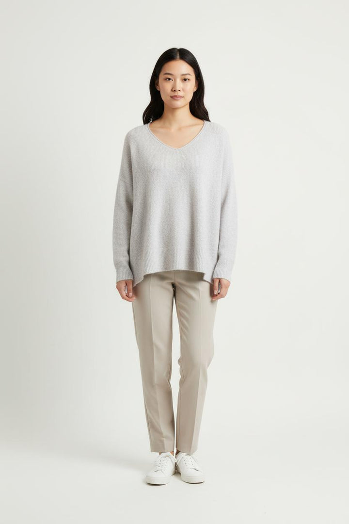 Pull Gris - Taille L/40 de la marque American Vintage | PARAD33895 - Vendu par Paradigme - Image 1