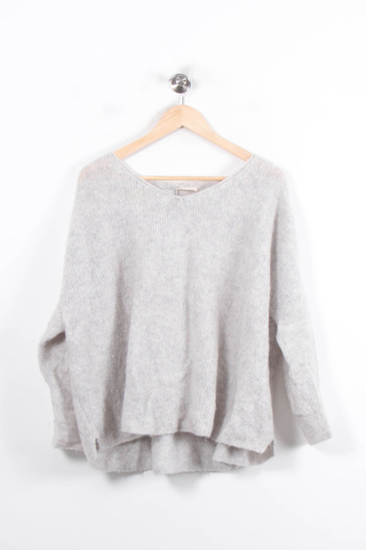 Pull Gris - Taille L/40 de la marque American Vintage | PARAD33895 - Vendu par Paradigme - Image 2