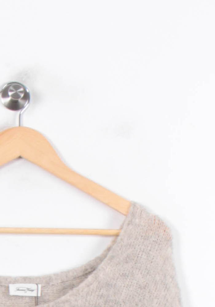Pull Gris - Taille L/40 de la marque American Vintage | PARAD33898 - Vendu par Paradigme - Image 3