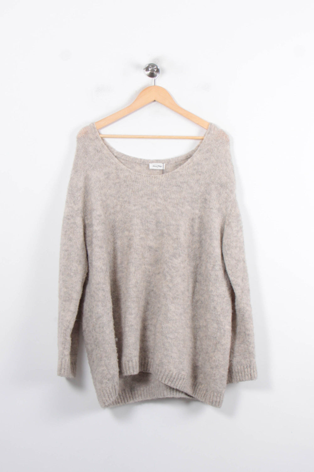 Pull Gris - Taille L/40 de la marque American Vintage | PARAD33898 - Vendu par Paradigme - Image 2