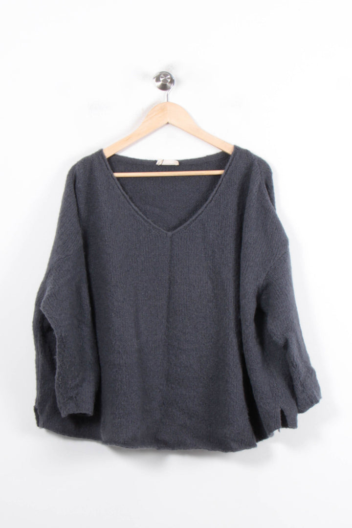 Pull Bleu - Taille L/40 de la marque American Vintage | PARAD33899 - Vendu par Paradigme - Image 2
