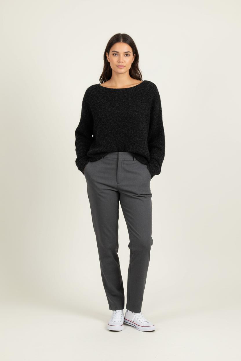 Pull Noir - Taille L/40 de la marque American Vintage | PARAD33901 - Vendu par Paradigme - Image 1