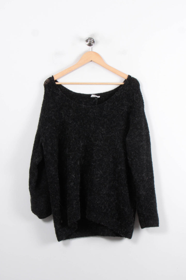 Pull Noir - Taille L/40 de la marque American Vintage | PARAD33901 - Vendu par Paradigme - Image 2