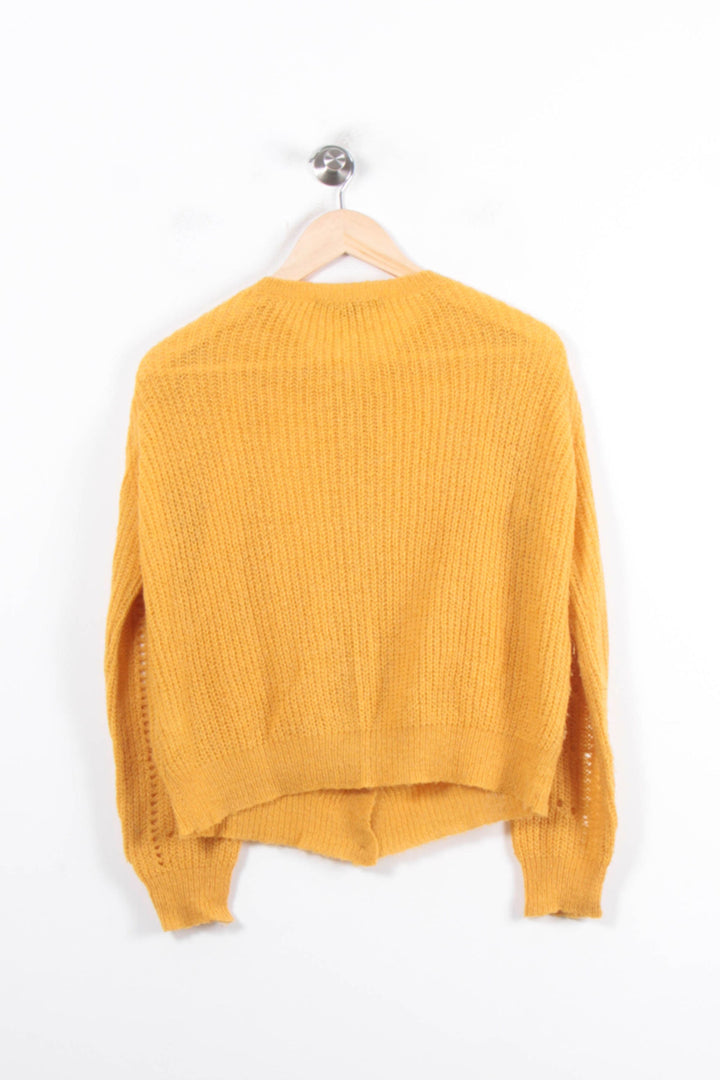 Cardigan Jaune - Taille S/36 de la marque La Fée Maraboutée | PARAD33902 - Vendu par Paradigme - Image 4