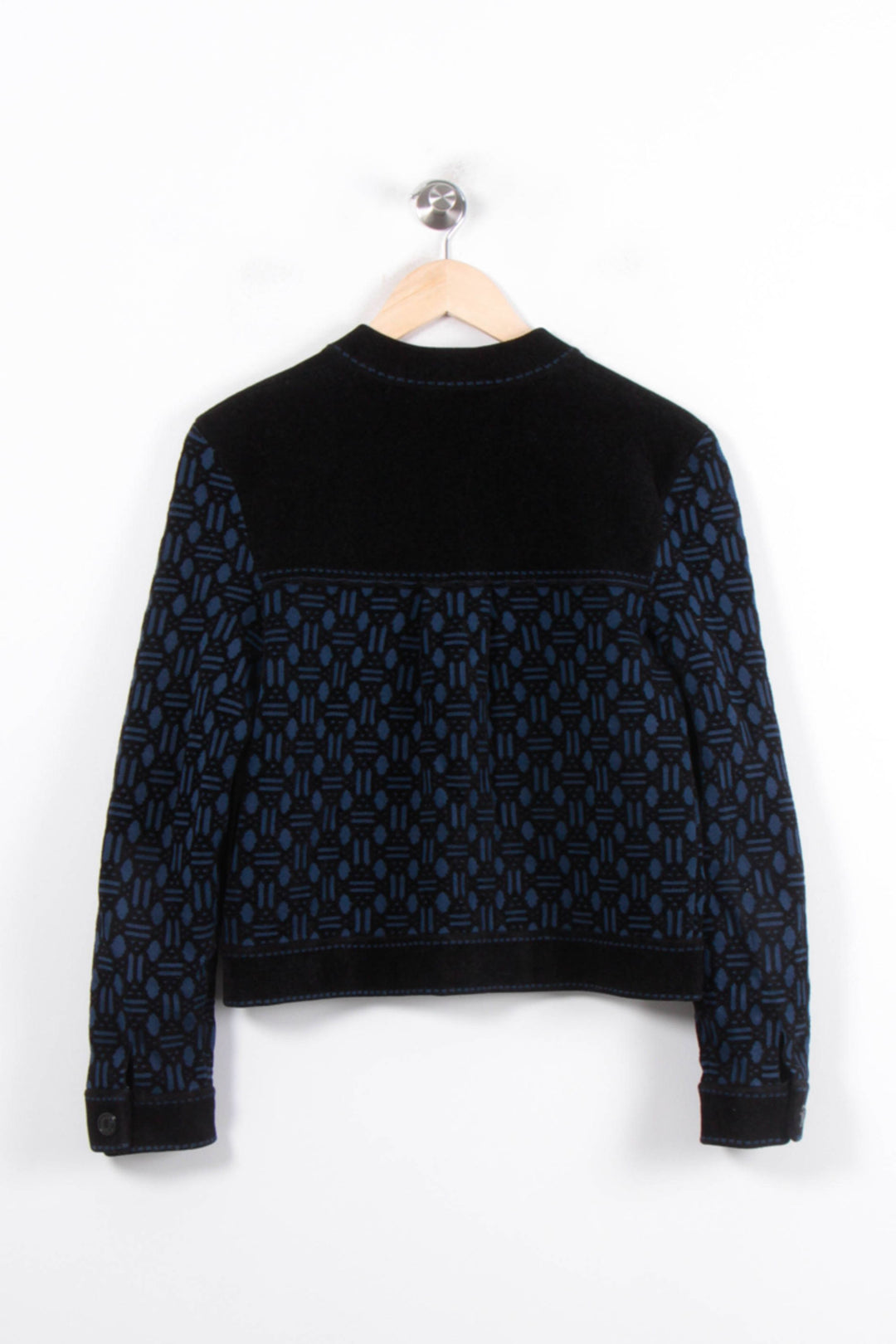 Veste Tailleur Noire et Bleue - Taille M/38 de la marque Maje | PARAD33912 - Vendu par Paradigme - Image 4