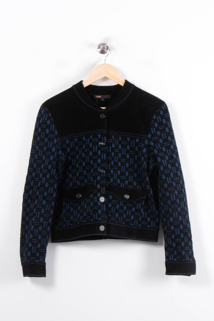 Veste Tailleur Noire et Bleue - Taille M/38 de la marque Maje | PARAD33912 - Vendu par Paradigme - Image 2