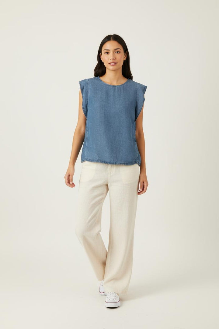 Top bleu - Taille M/38
