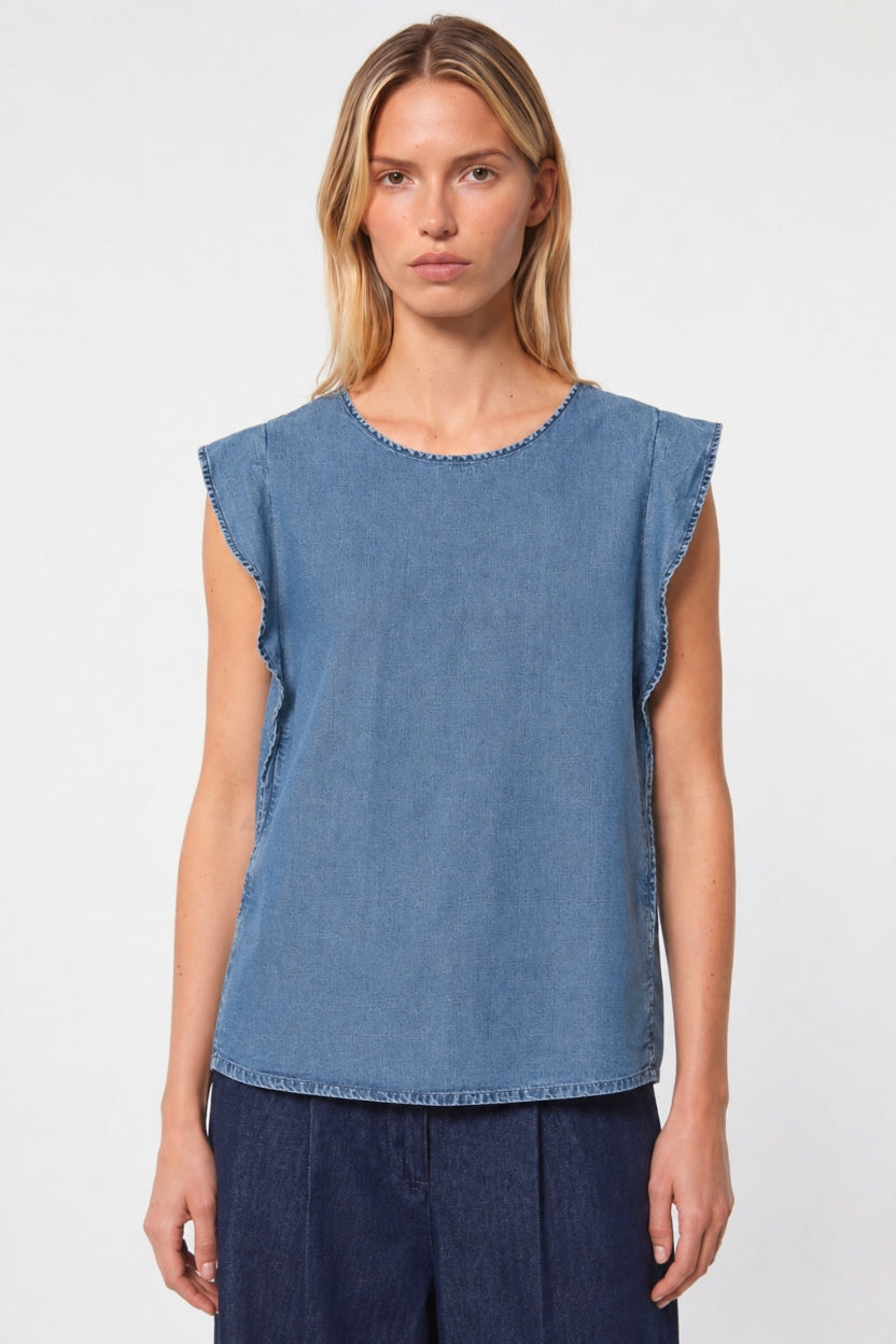 Top bleu - Taille M/38