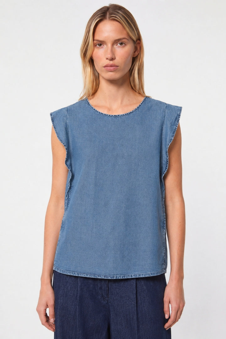 Top bleu - Taille M/38