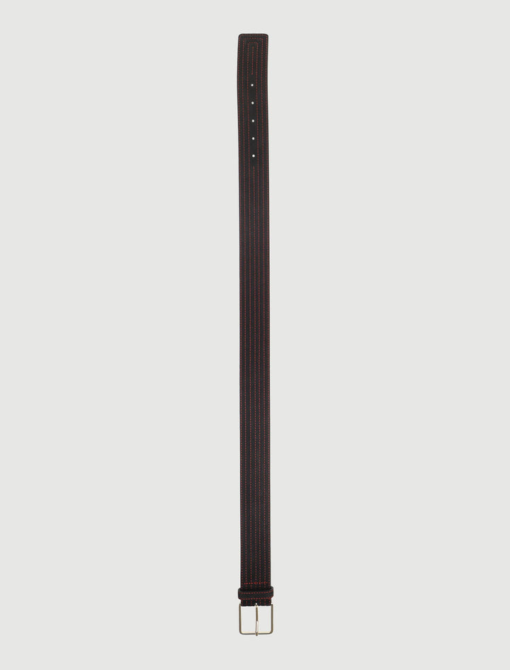Ceinture Noire et Rouge - Taille M/38 de la marque Imprevu | PARAD33928 - Vendu par Paradigme - Image 2