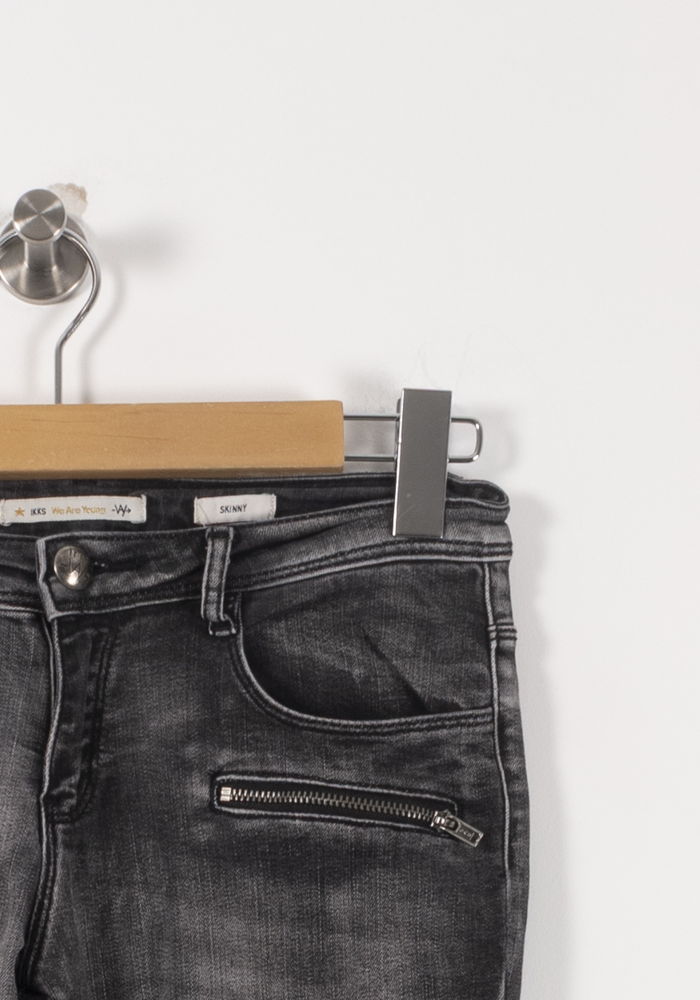 Jean Skinny Gris - Taille S/36 de la marque IKKS | PARAD33977 - Vendu par Paradigme - Image 3