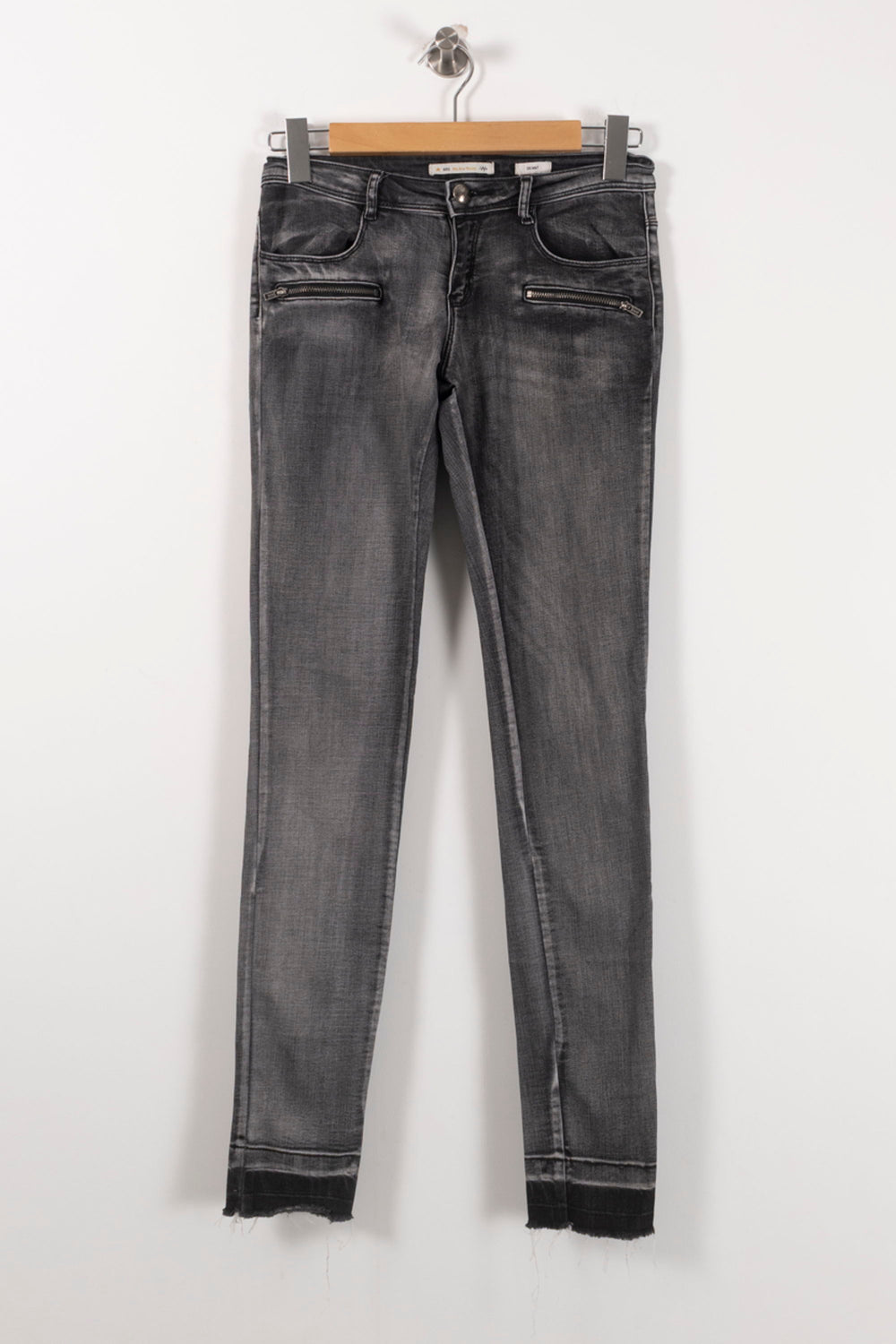 Jean Skinny Gris - Taille S/36 de la marque IKKS | PARAD33977 - Vendu par Paradigme - Image 2