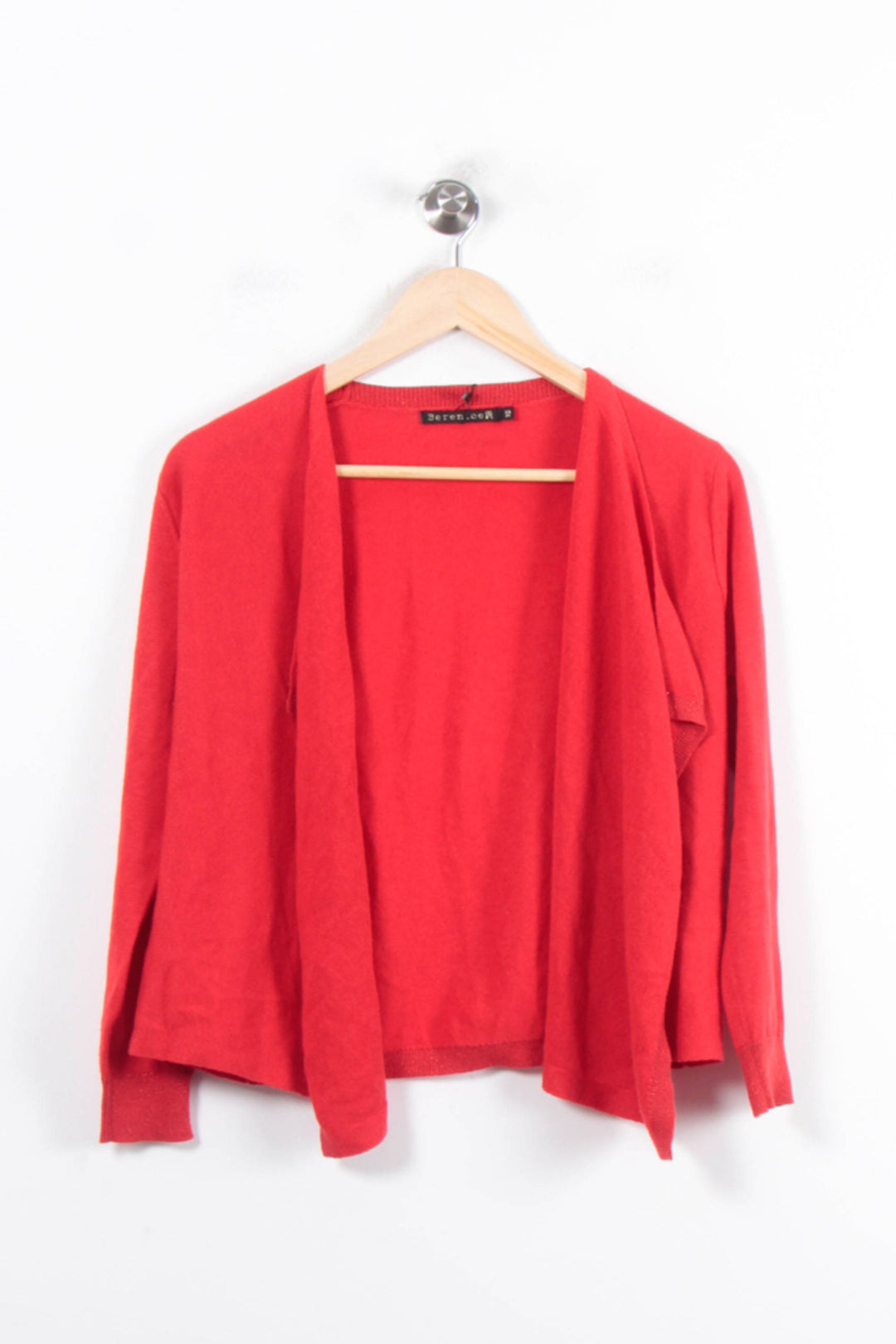 Cardigan Rouge - Taille XS/34 de la marque Bérénice | PARAD33981 - Vendu par Paradigme - Image 2