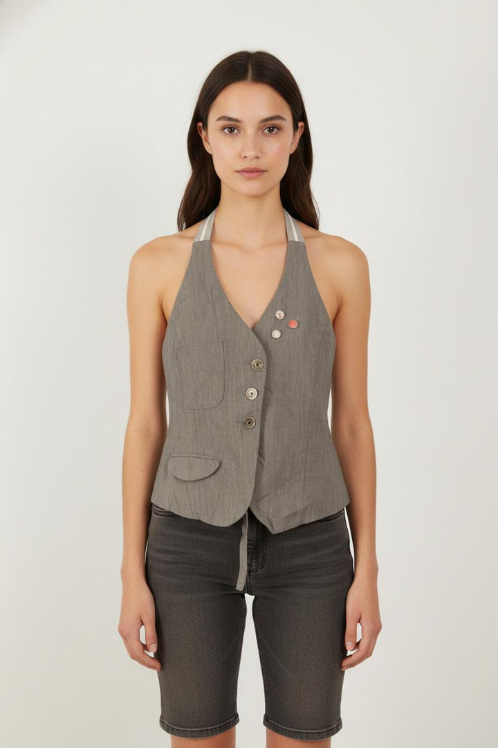 Top gris - Taille S/36