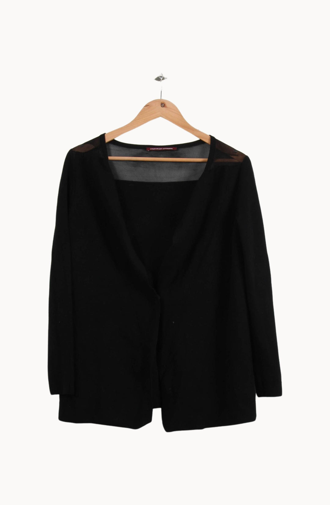 Cardigan Noir - Taille S/36 de la marque Comptoir des Cotonniers | PARAD34018 - Vendu par Paradigme - Image 2