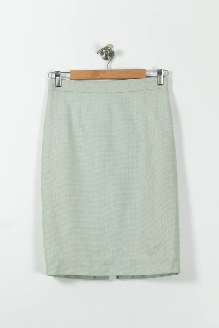 Jupe Droite Verte - Taille M/38 de la marque Galeries Lafayette | PARAD34025 - Vendu par Paradigme - Image 4