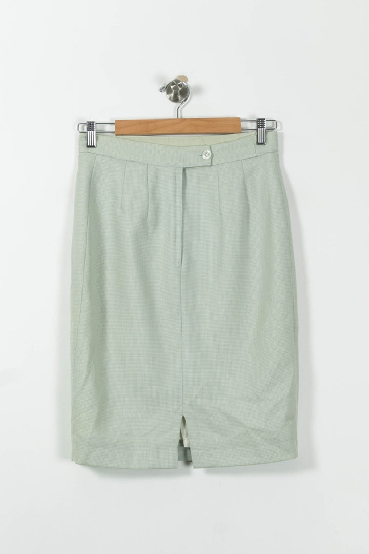 Jupe Droite Verte - Taille M/38 de la marque Galeries Lafayette | PARAD34025 - Vendu par Paradigme - Image 2