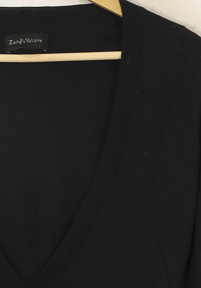 Pull Noir - Taille S/36 de la marque Zadig&Voltaire | PARAD34028 - Vendu par Paradigme - Image 3