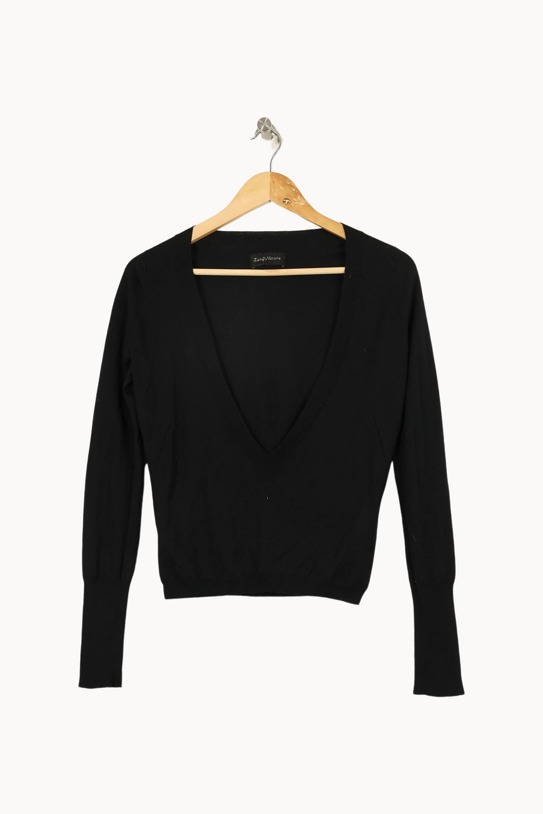 Pull Noir - Taille S/36 de la marque Zadig&Voltaire | PARAD34028 - Vendu par Paradigme - Image 2