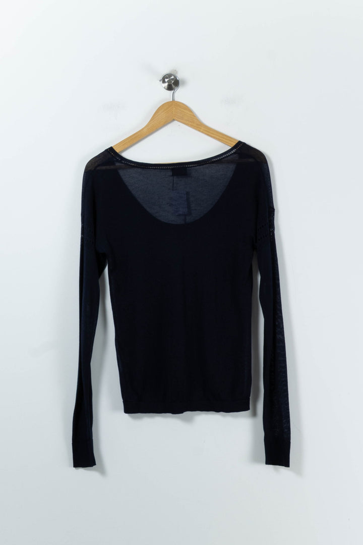 Pull Bleu - Taille S/36 de la marque Ekyog | PARAD34033 - Vendu par Paradigme - Image 4