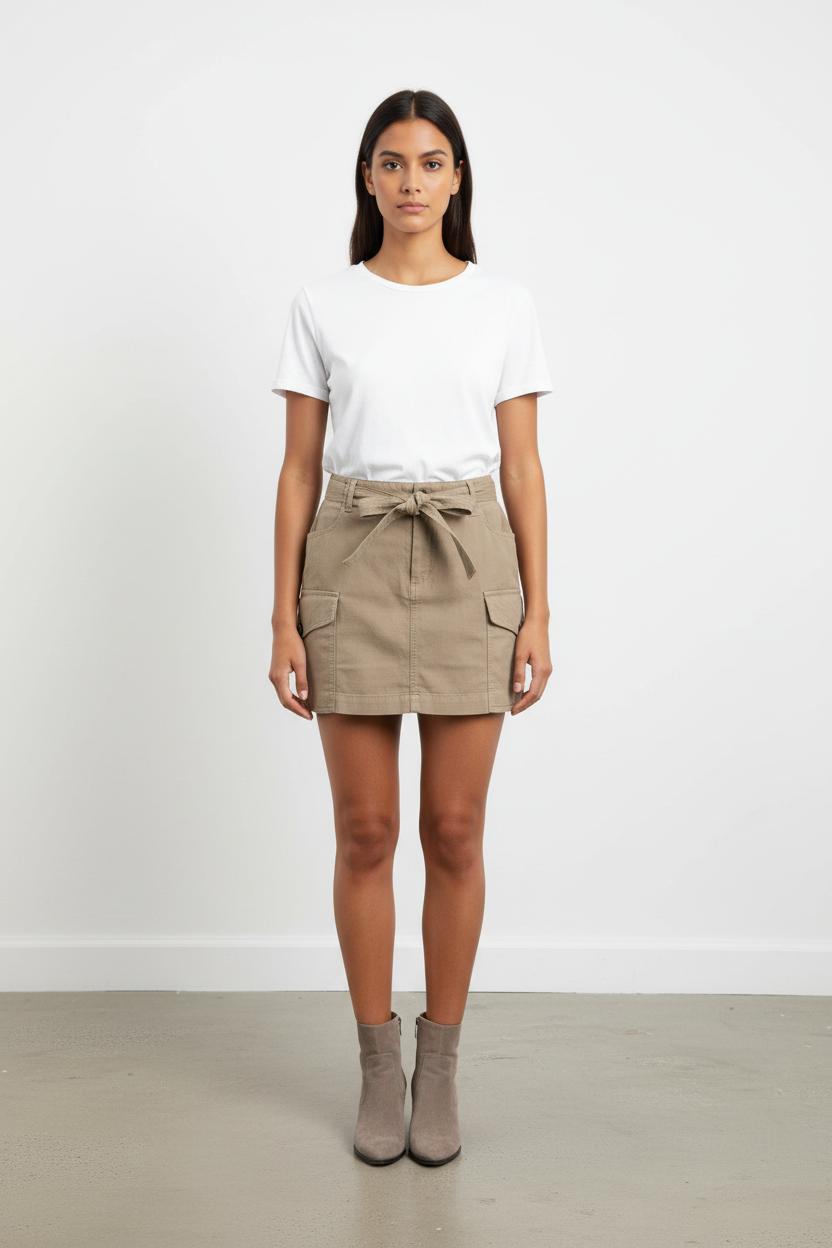 Jupe beige - Taille M/38