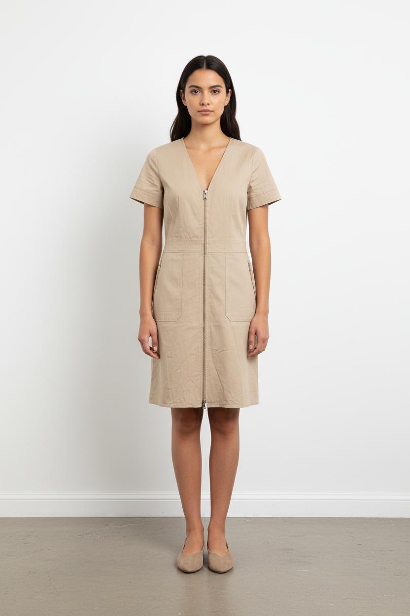 Robe beige - Taille M/38