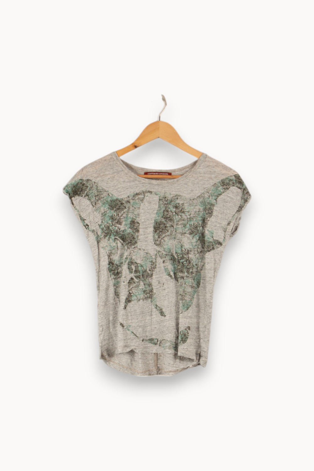 T-shirt Gris - Taille XS/34 de la marque Comptoir des Cotonniers | PARAD34046 - Vendu par Paradigme - Image 1