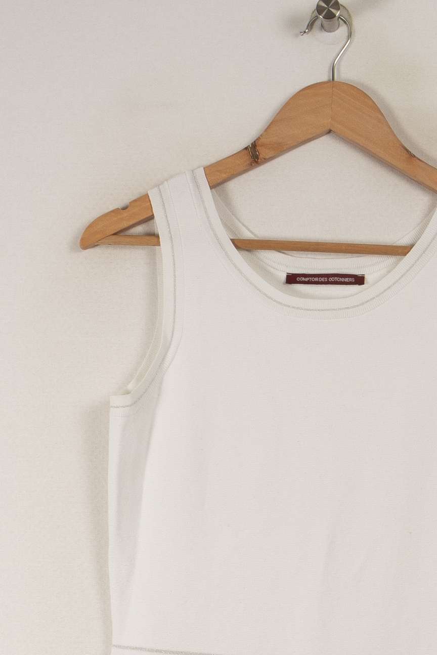 Robe blanche - Taille S/36 de la marque Comptoir des Cotonniers | PARAD34048 - Vendu par Paradigme - Image 2