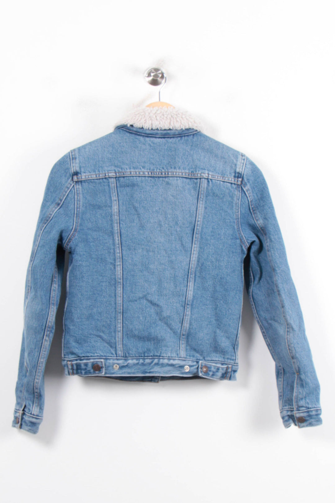 Veste en Jean Bleue - Taille XS/34 de la marque Levi's | PARAD34057 - Vendu par Paradigme - Image 4