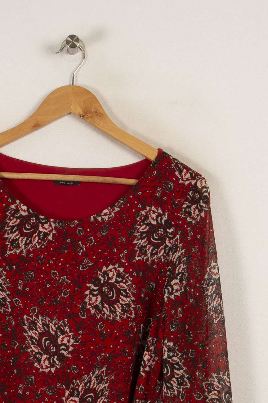 Robe Rouge - Taille L/40 de la marque One Step | PARAD34060 - Vendu par Paradigme - Image 2