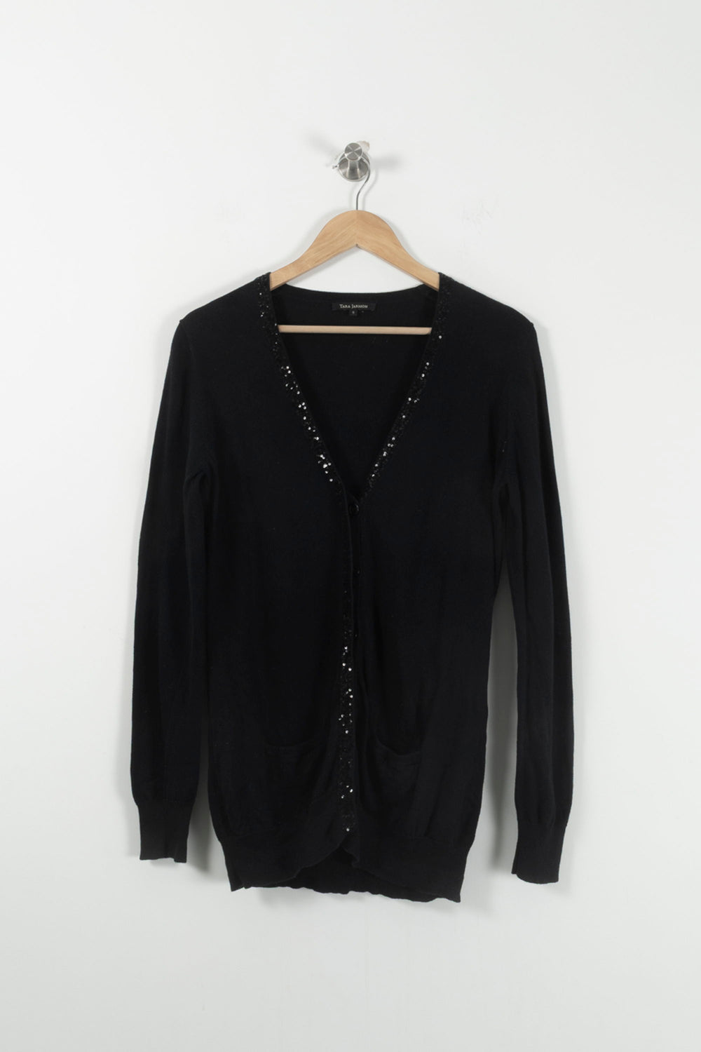 Cardigan Noir - Taille S/36 de la marque Tara Jarmon | PARAD34067 - Vendu par Paradigme - Image 2