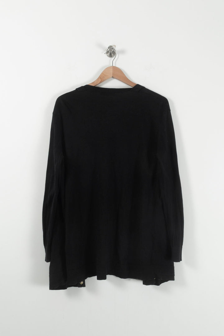 Cardigan Noir - Taille S/36 de la marque Sandro | PARAD34079 - Vendu par Paradigme - Image 4