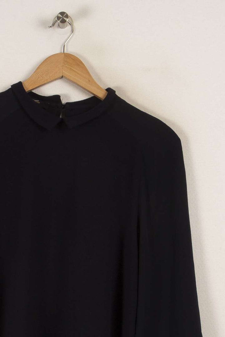 Blouse bleue marine - Taille S/36 de la marque La Fée Maraboutée | PARAD34081 - Vendu par Paradigme - Image 2