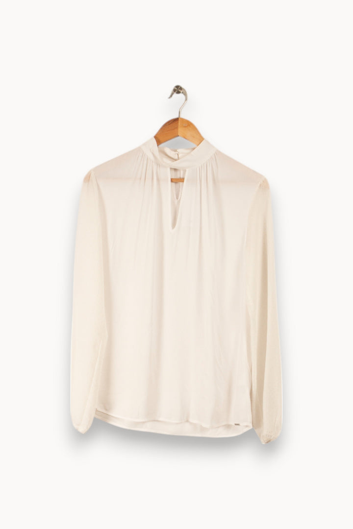 Blouse blanche - Taille S/36 de la marque IKKS | PARAD34091 - Vendu par Paradigme - Image 1