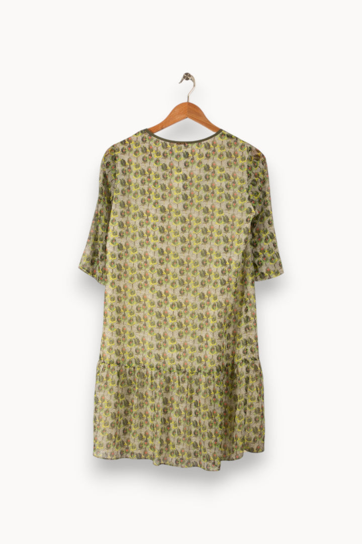 Robe verte à motifs - Taille S/36 de la marque One Step | PARAD34098 - Vendu par Paradigme - Image 3