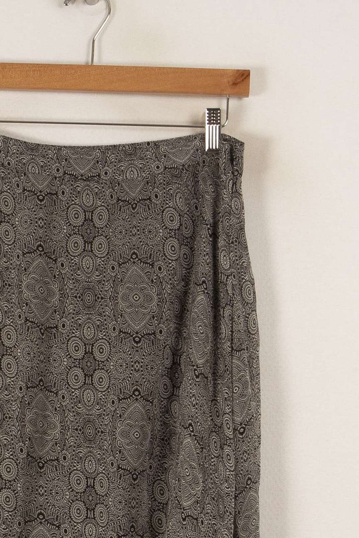 Jupe longue grise à motifs - Taille S/36 de la marque IKKS | PARAD34099 - Vendu par Paradigme - Image 2