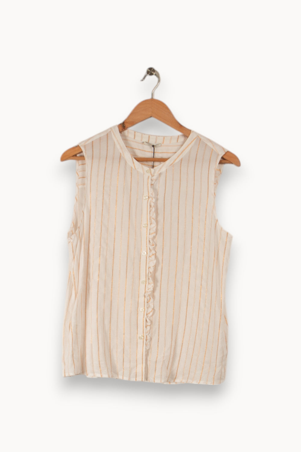 Blouse blanche rayée - Taille XXL/44 de la marque IKKS | PARAD34111 - Vendu par Paradigme - Image 1