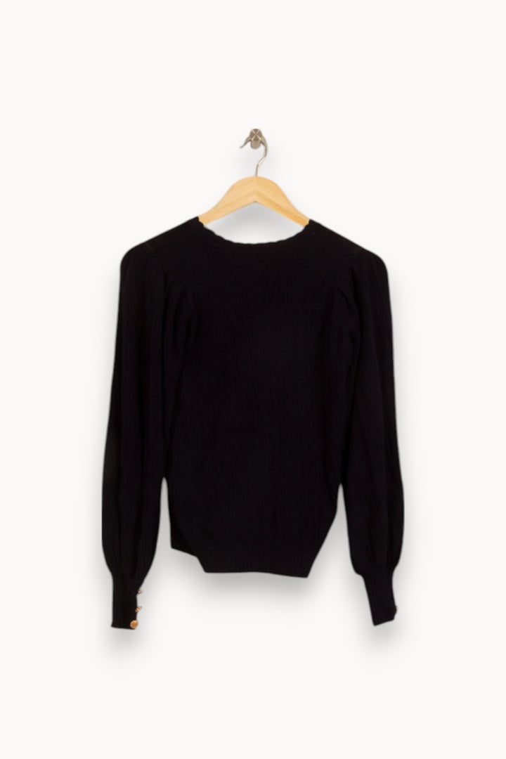 Pull Noir - Taille XS/34 de la marque Maison Stella & Suzie | PARAD34115 - Vendu par Paradigme - Image 4
