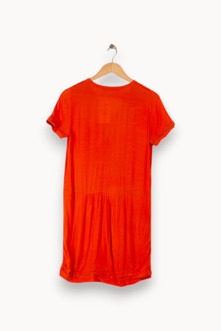 Robe orange - Taille S/36 de la marque Comptoir des Cotonniers | PARAD34121 - Vendu par Paradigme - Image 3