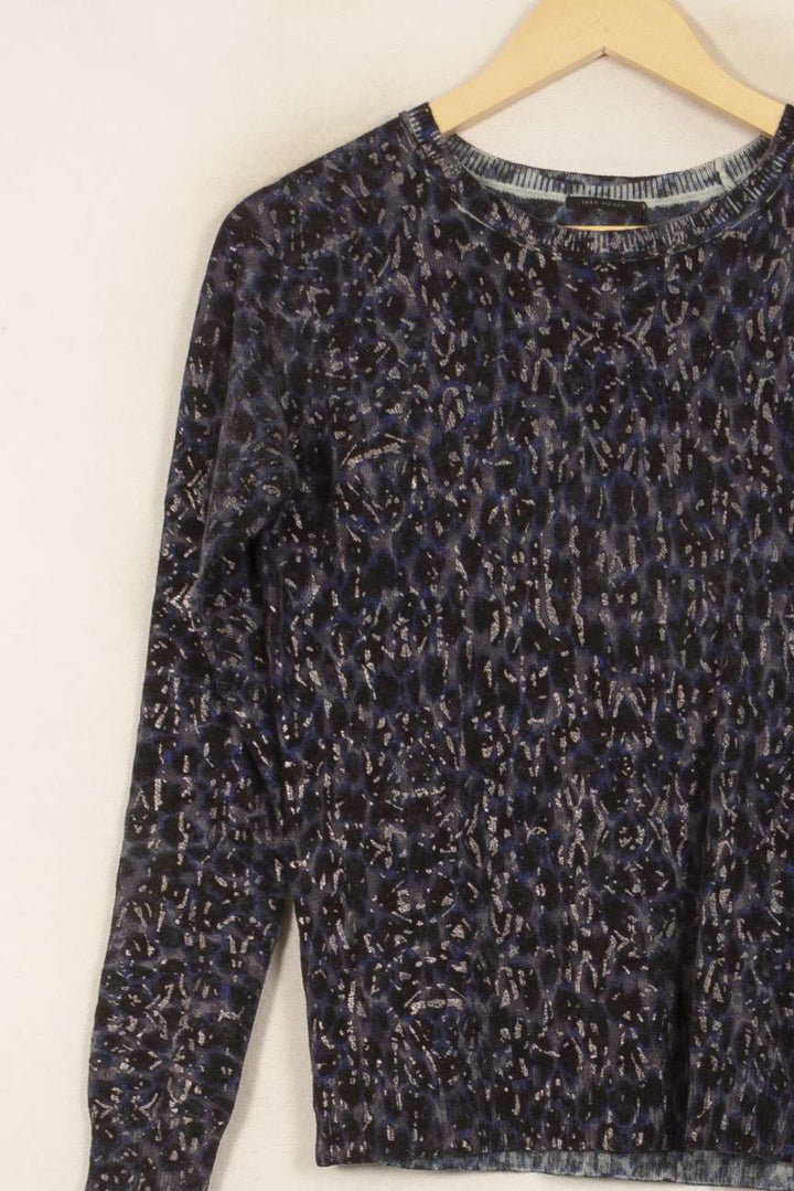 Pull Bleu et Noir - Taille XS/34 de la marque IKKS | PARAD34154 - Vendu par Paradigme - Image 3